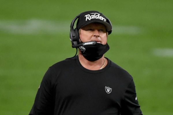 Gruden: Raiders will be ready to play Sunday