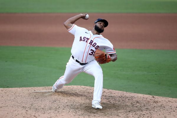 Astros' James out 6-8 months after hip surgery