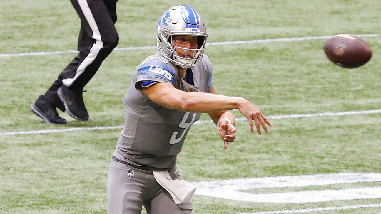 Field named after Detroit Lions quarterback Matthew Stafford - ESPN - Detroit  Lions Blog- ESPN