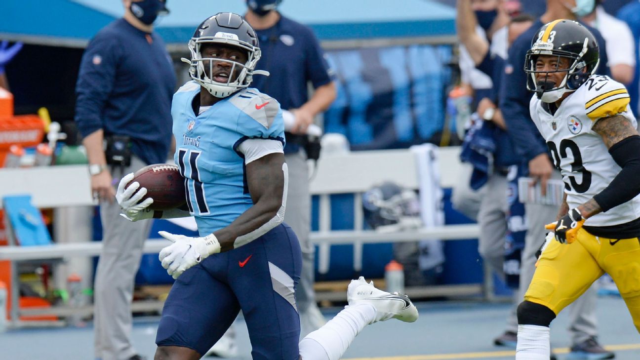 A.J. Brown key to Titans win over 49ers