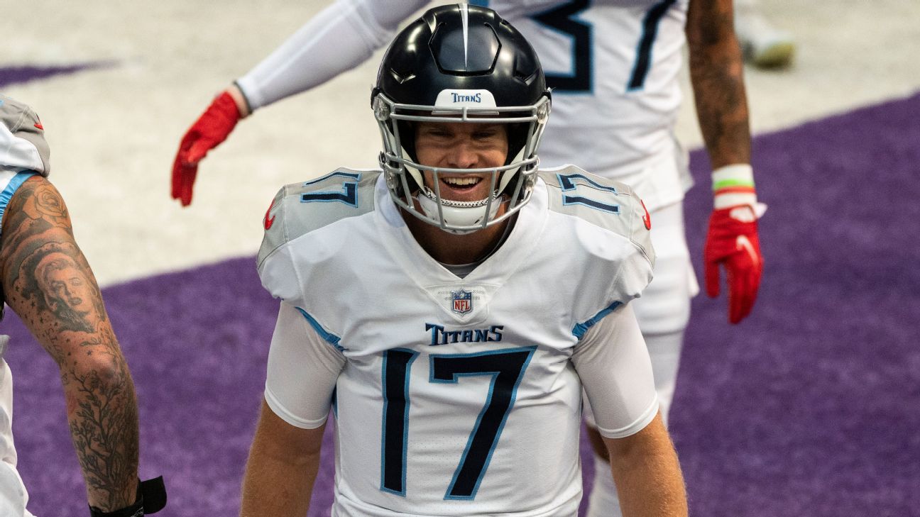 The Titans' scheme has made Ryan Tannehill a top-10 quarterback