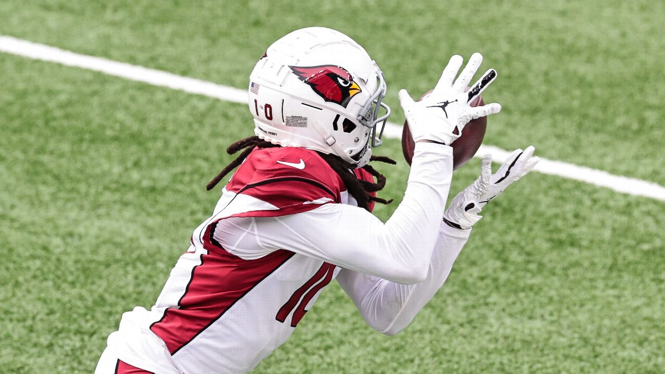 Cardinals rule out WR DeAndre Hopkins for Falcons game - ESPN