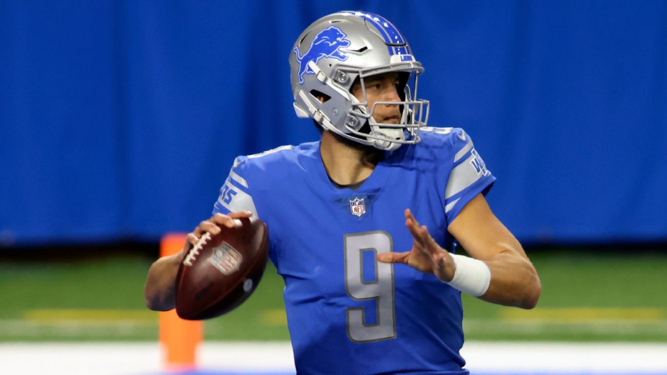 Detroit Lions place QB Matthew Stafford on reserve/COVID-19 list - ESPN