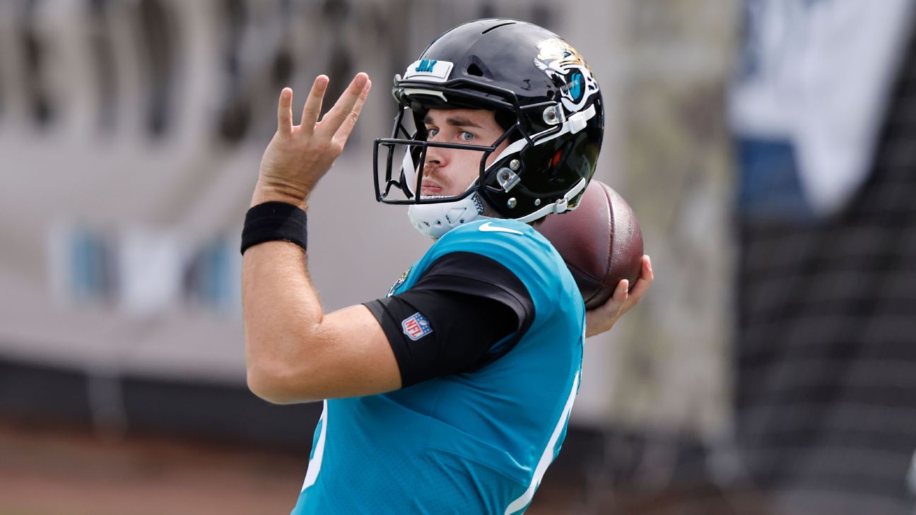 Quarterback Jake Luton to make NFL debut for Jacksonville Jaguars against  Houston 