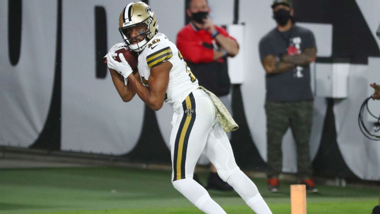 New Orleans Saints activate WR Tre'Quan Smith off injured reserve - ESPN