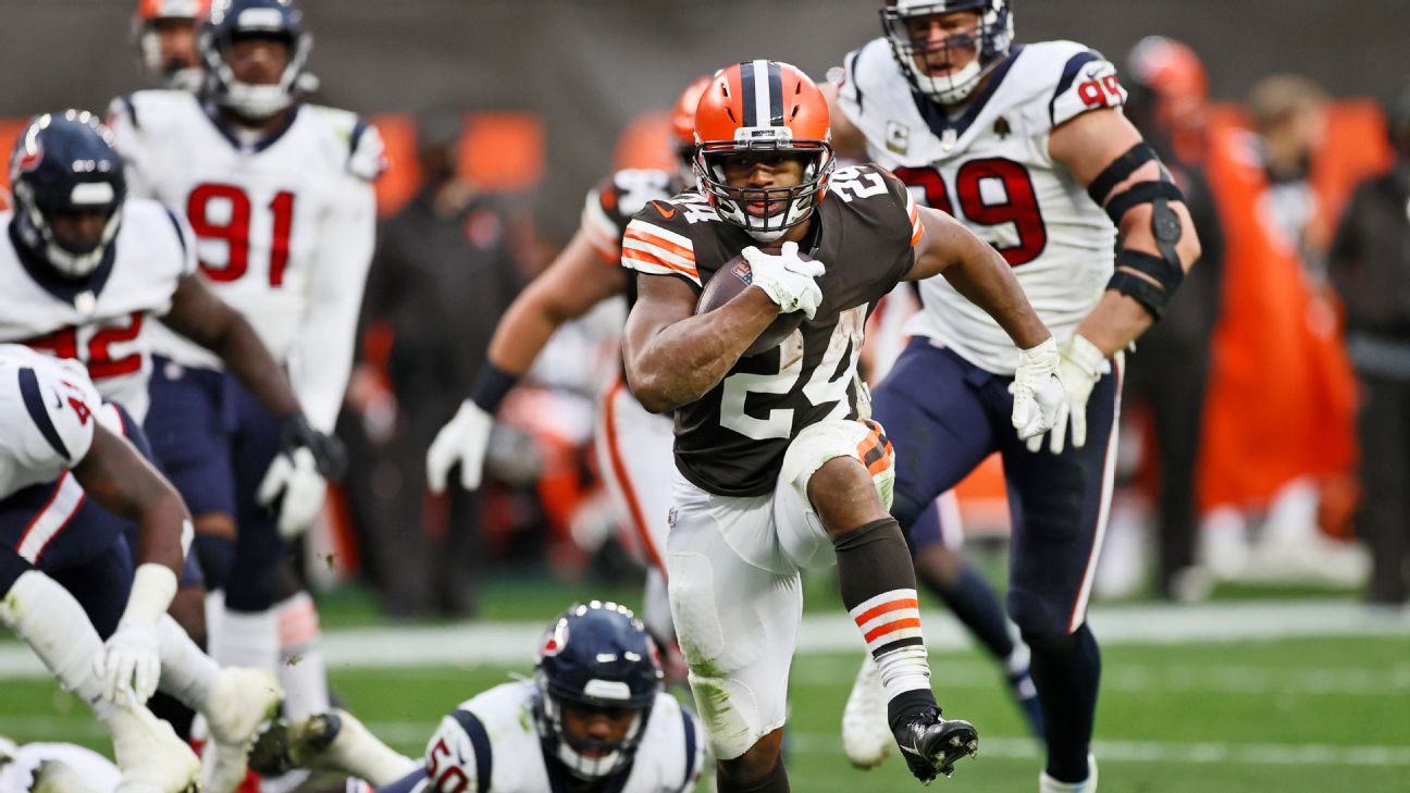 Cleveland Browns' Nick Chubb delivers backbreaker in win over Texans