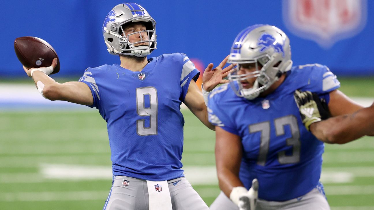 2018 NFL jersey sale rankings: Detroit Lions QB Matthew Stafford