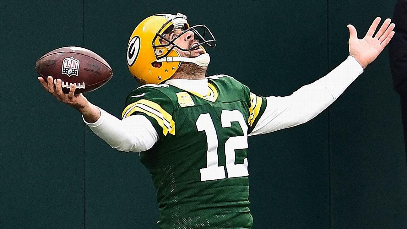 Green Bay Packers' Aaron Rodgers wins MVP; Aaron Donald edges T.J. Watt