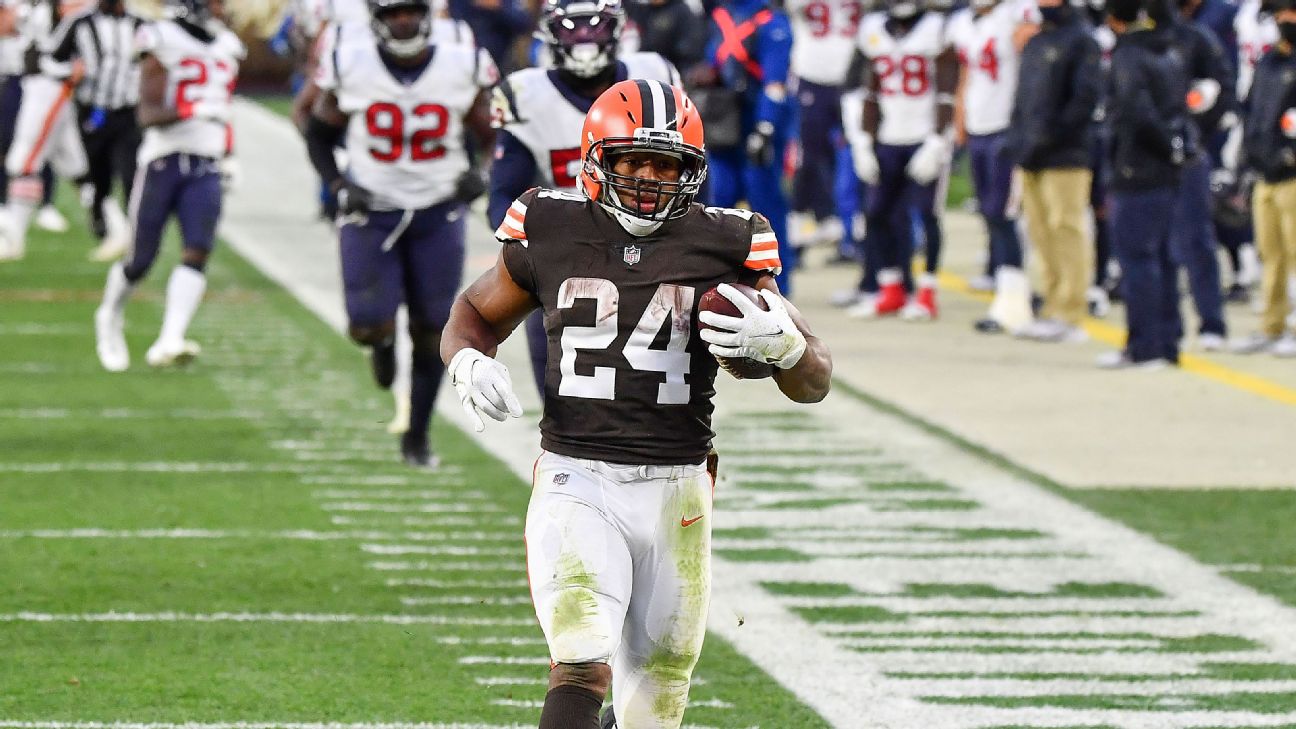 Browns' Nick Chubb among several star running backs to discuss