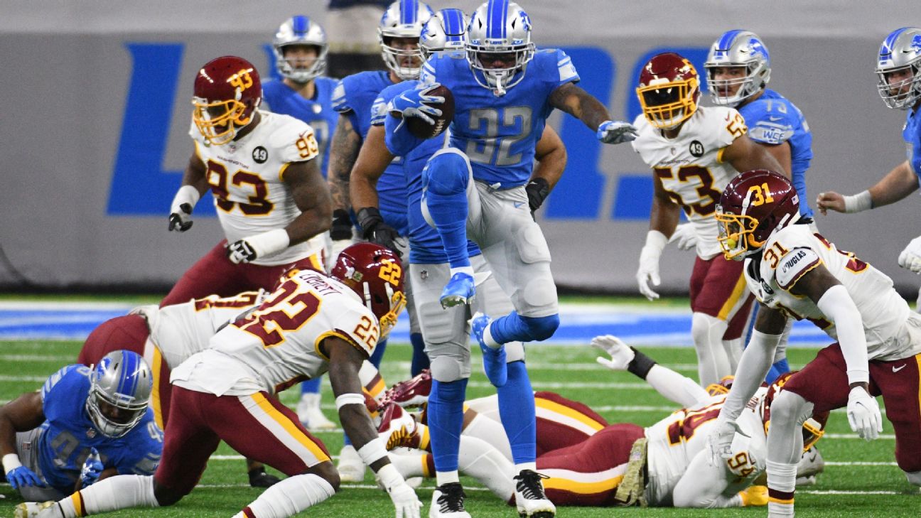 Lions rookie running back D'Andre Swift focusing on finishing better after  drop