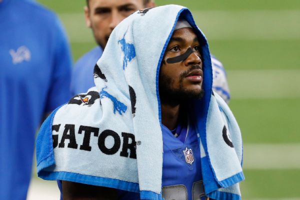 Lions RB Swift has concussion, status in doubt