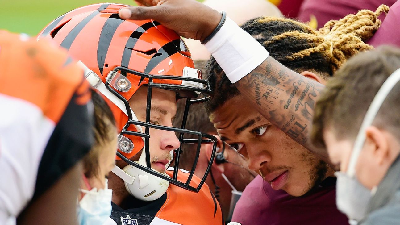 Prayers up' for 'Joey B' - NFL world reacts to injury to Bengals' Joe  Burrow - ESPN