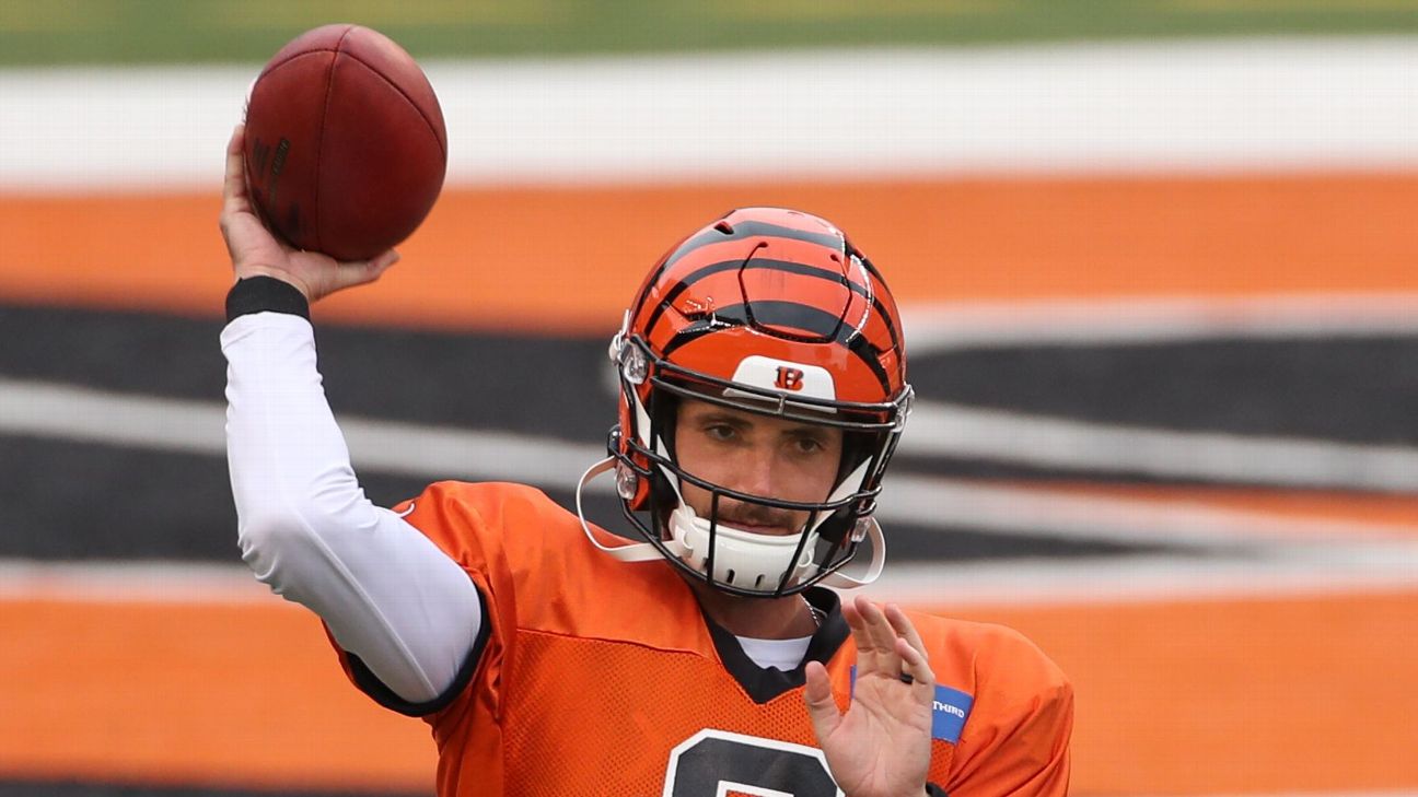 Brandon Allen to replace injured Joe Burrow at QB for Cincinnati Bengals,  source says - ESPN