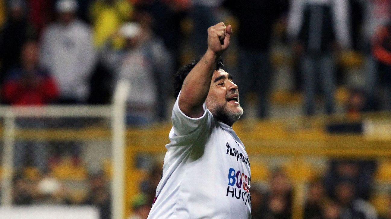 2015, la última vez que Maradona estuvo en Colombia