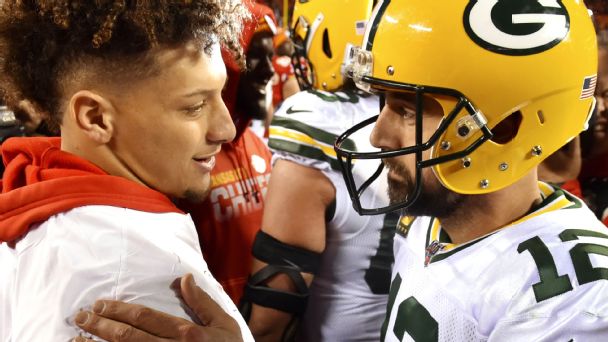 NFL Pro Bowl rosters: Chiefs' Patrick Mahomes, Packers' Aaron Rodgers starting QBs