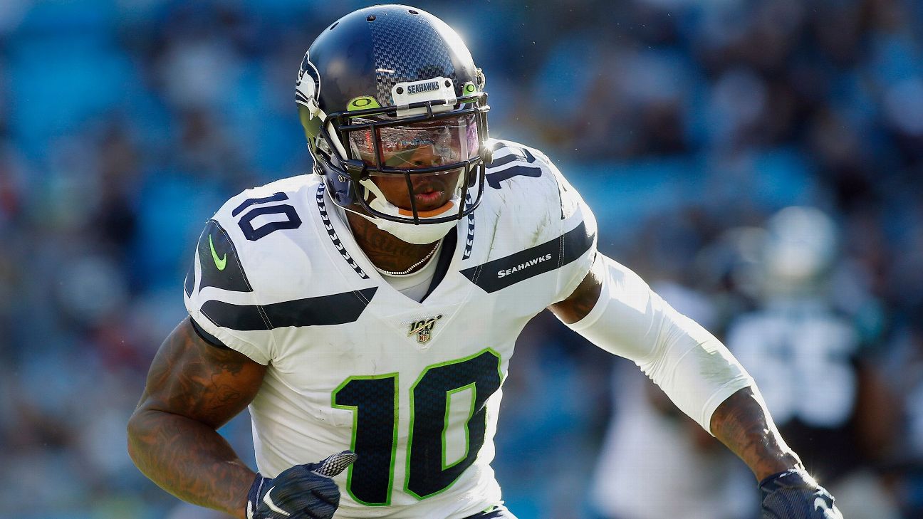 Seattle Seahawks' L.J. Collier walks off the field after an NFL