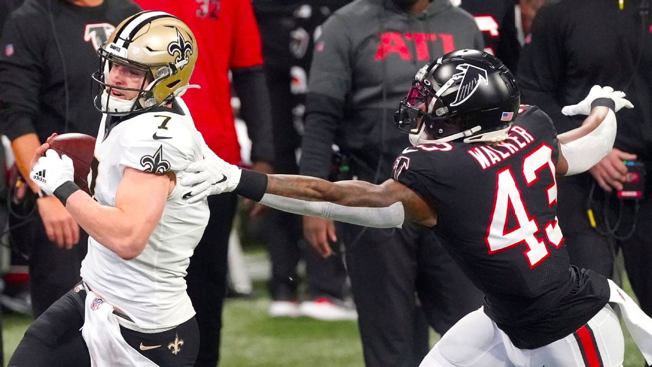 Saints' Taysom Hill Powers Into End Zone For TD Against Browns