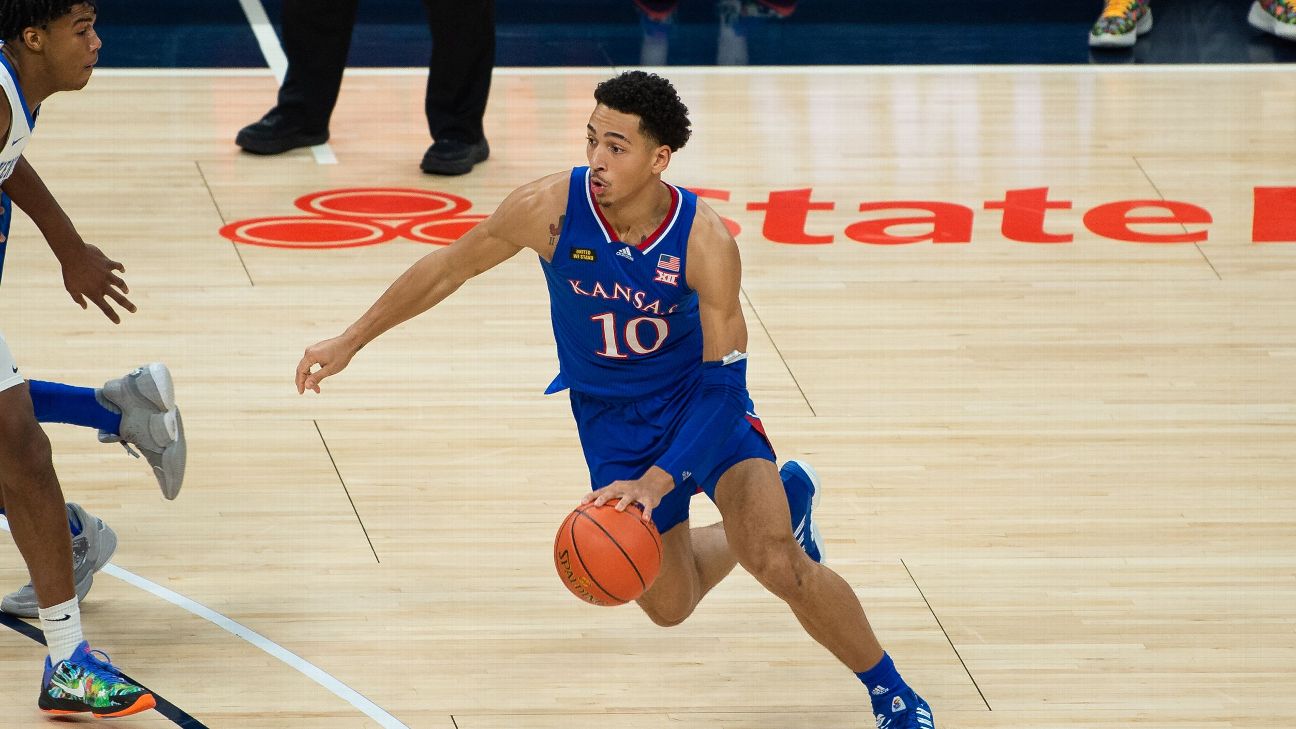 KU men's basketball has three players projected in latest ESPN