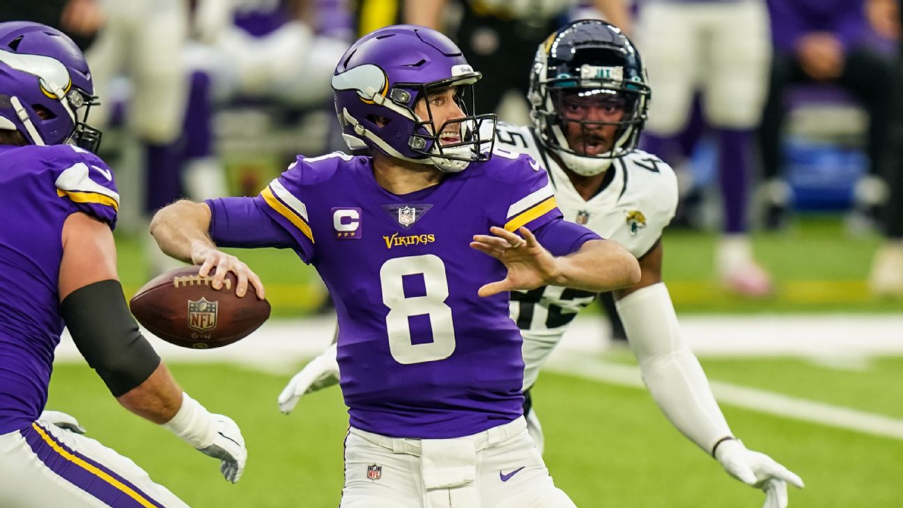 Charting Vikings QB Kirk Cousins in Week 1 vs. Buccaneers