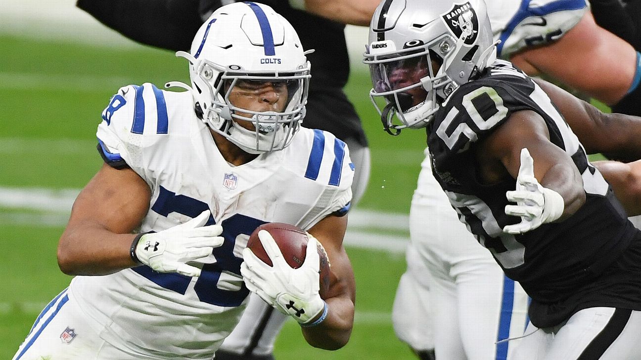 Jordan Wilkins Answers Indianapolis Colts Call Once Again in Road