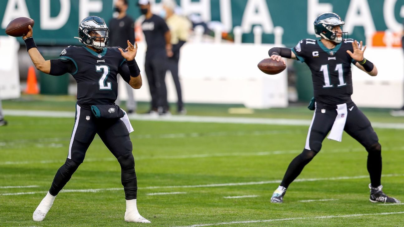 In first NFL start, Jalen Hurts helps Eagles beat Saints 24-21 - WHYY