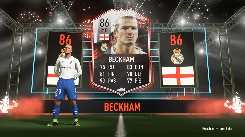 FIFA 21 recebe David Beckham como novo Icon e com direito a carta