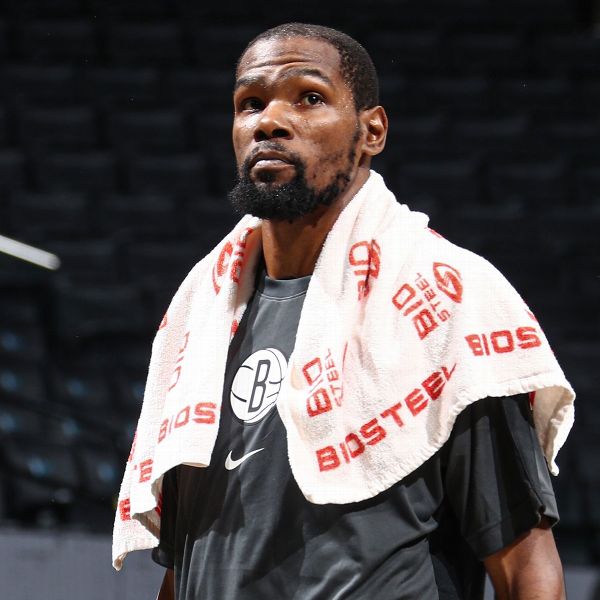 Nets holding out Durant for road game vs. OKC