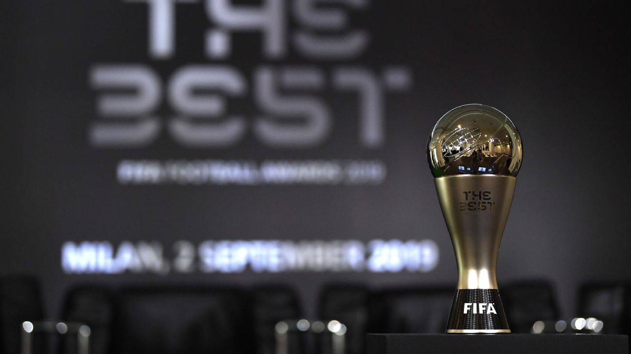 Fifa anuncia finalistas do The Best 2021; trio vale R$ 1,3 bi