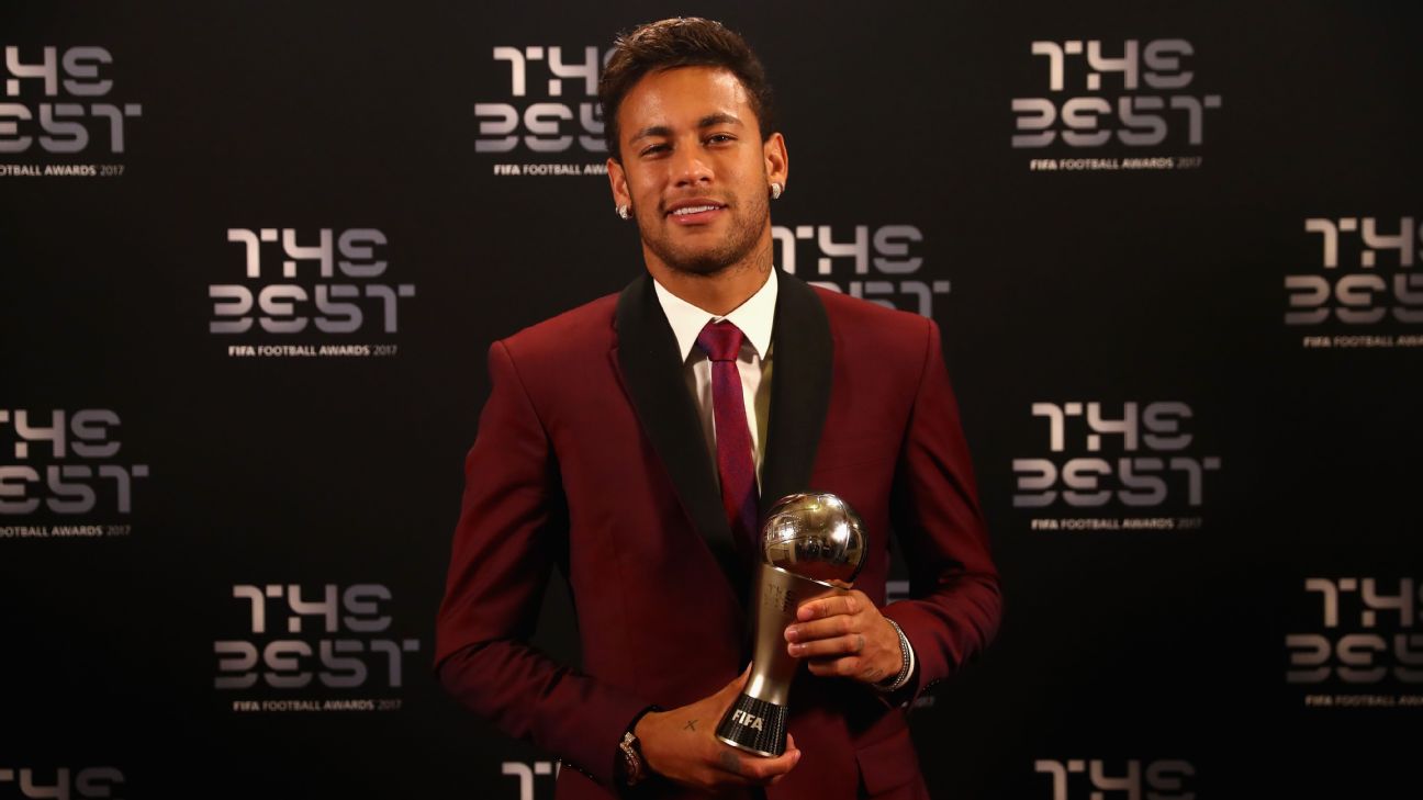 Neymar no The Best: colocação ano a ano no prêmio de melhor do mundo da  Fifa