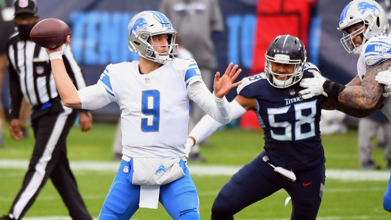 With His Future Unclear Lions Matthew Stafford Worth Savoring Even In Defeat Detroit Lions Blog Espn