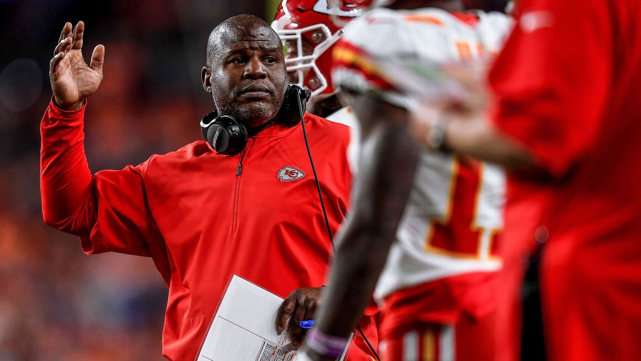 Kansas City Chiefs coordinators talk prop for the New York Jets