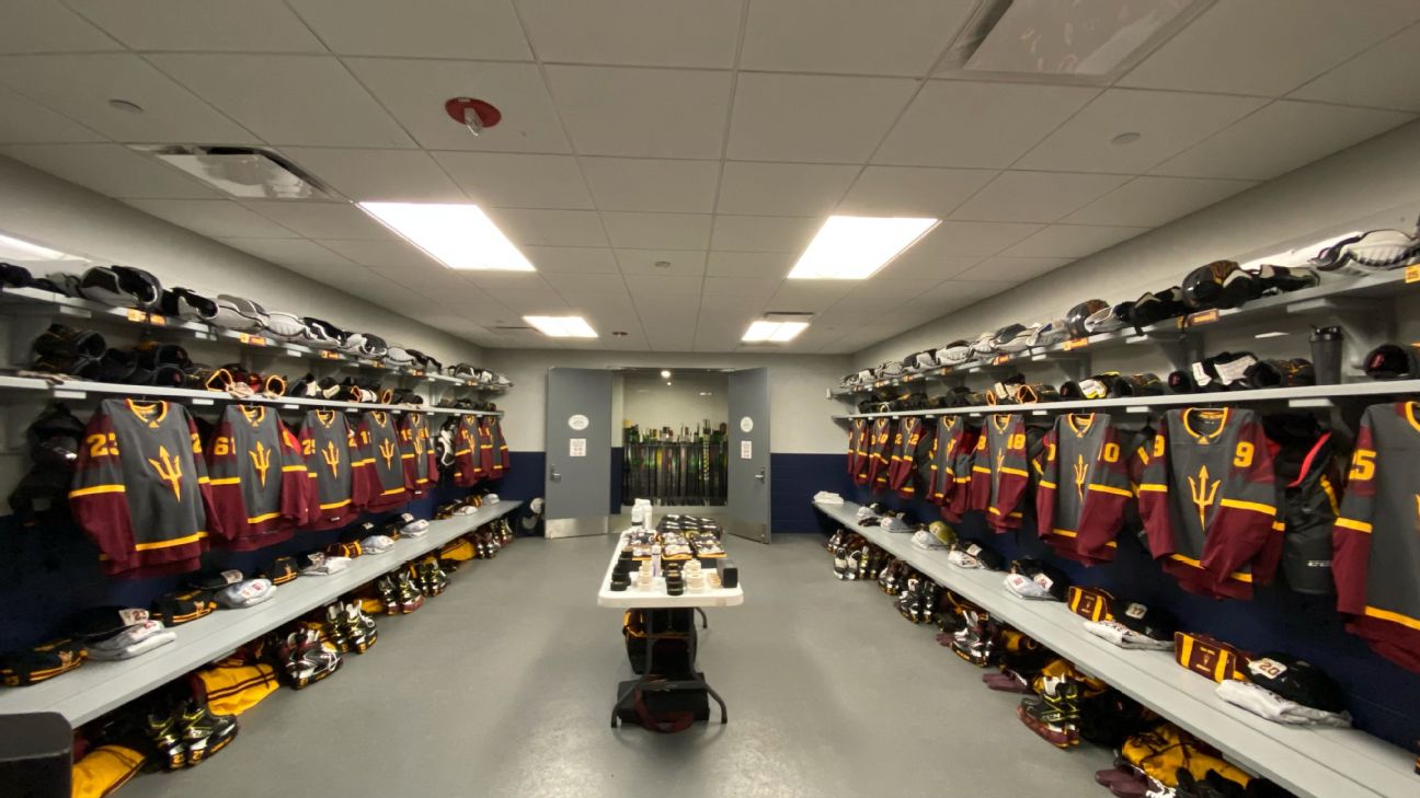 Sun Devil Hockey on X: Step through the doors at Oceanside and see our  fresh, renovated, BRAND NEW locker room #FearTheFrozenFork #31Days   / X