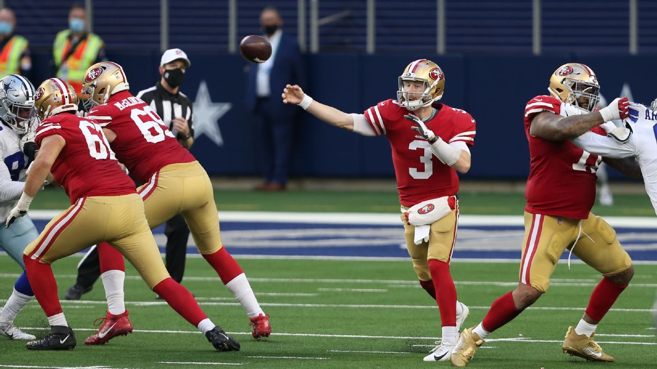 San Francisco 49ers on X: CJ Beathard now in at quarterback