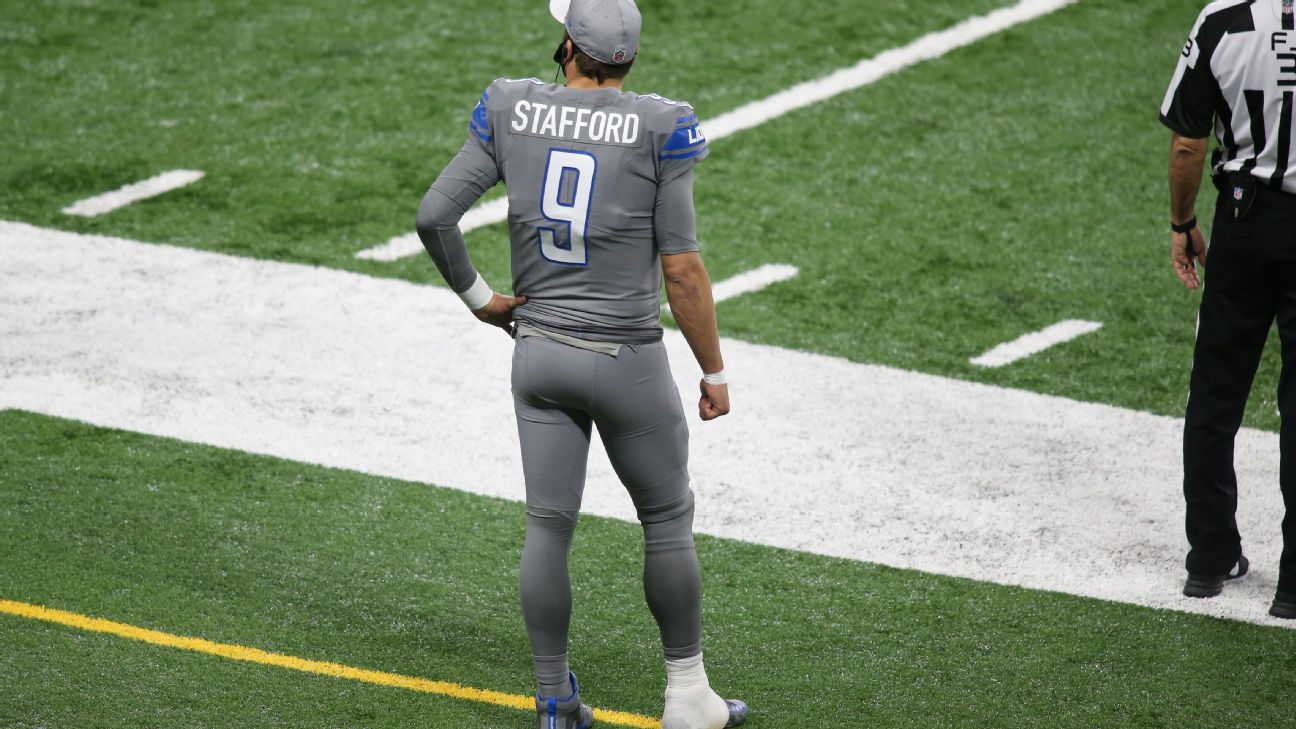 Minnesota Vikings sack Matthew Stafford 10 times, crunch Detroit Lions