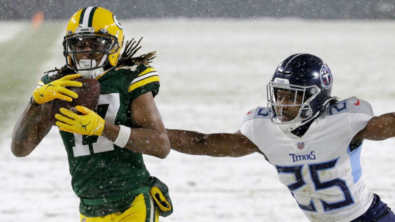 Game notes: After breaking his own record, Davante Adams still hungry for  more history