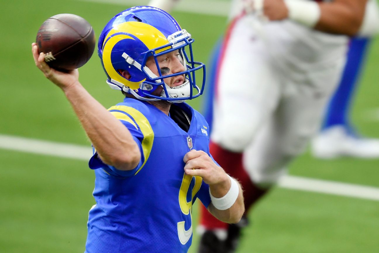 Rams start QB Wolford over Goff vs. Seahawks