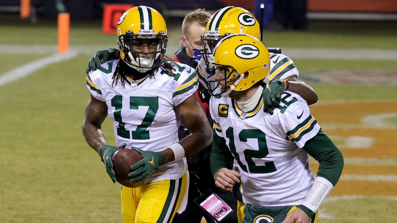 Rodgers to Adams more than enough for Packers to march past Titans