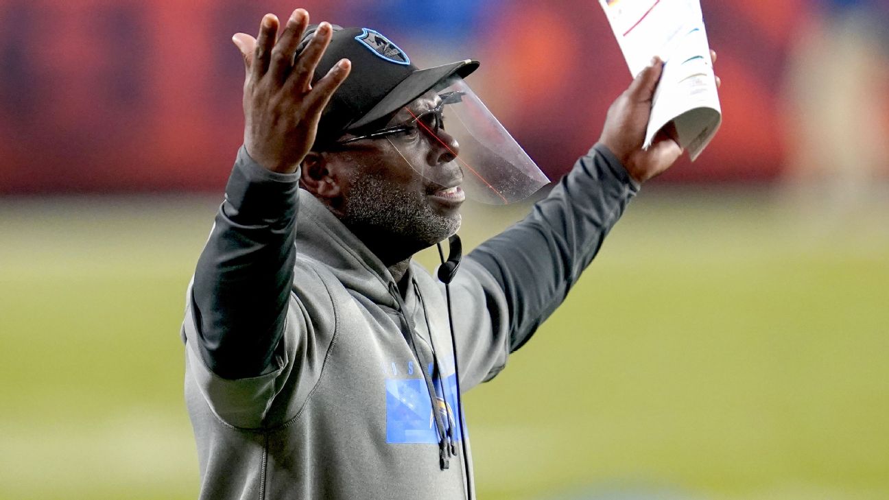 Los Angeles Chargers fire head coach Anthony Lynn after four