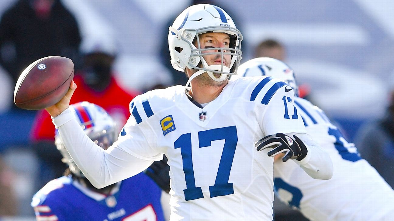<a href="https://www.espn.com/nfl/story/_/id/47251067/sources-colts-work-retired-qb-phillip-rivers" target="_blank">Sources: Ailing Colts to work out retired QB Rivers</a>