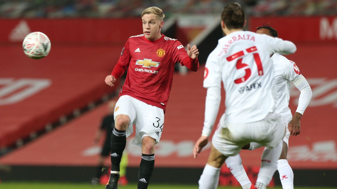 Van de Beek makes strong case for added role at Man United