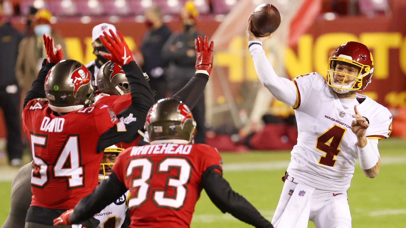 Brady outduels Heinicke as Buccaneers beat Washington in wild-card game