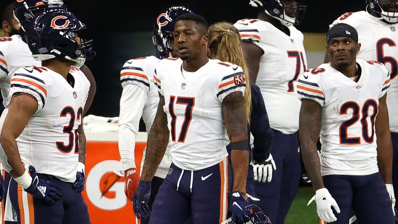 Chicago, Illinois, USA. 17th Sep, 2018. - Bears #17 Anthony Miller