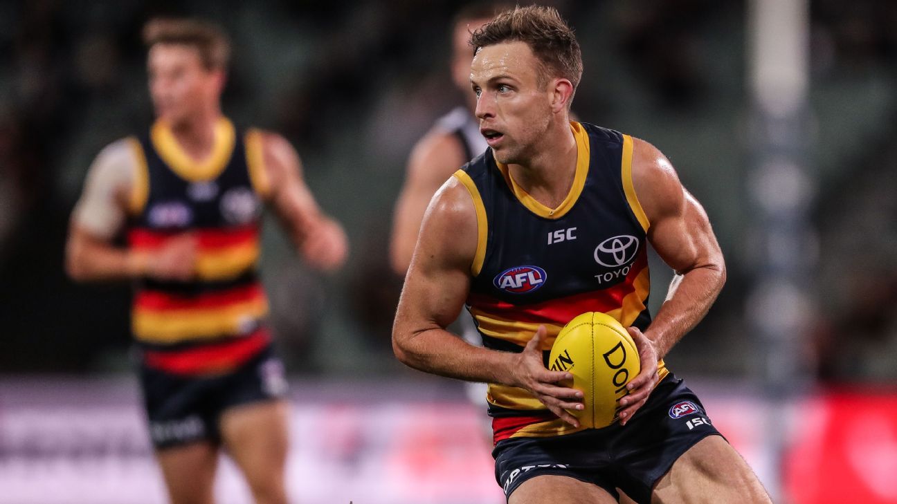 AFL 2021 Brodie Smith re signs with Adelaide Crows ESPN