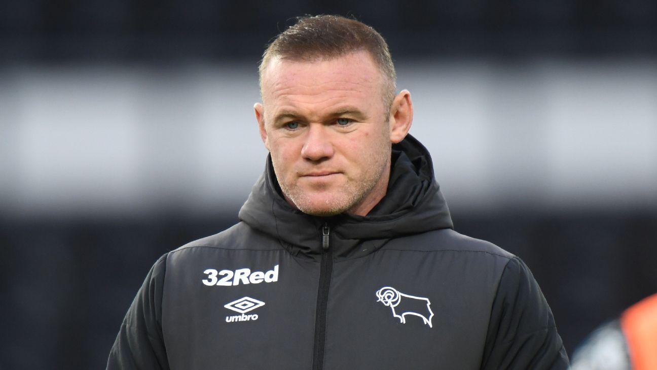Rooney named manager of Championship Derby