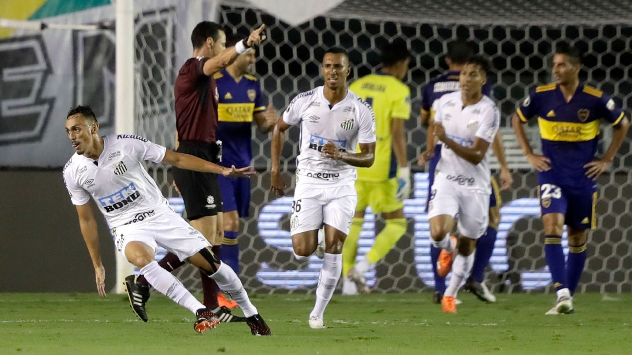 Santos sets up all-Brazilian Copa Libertadores final with win over Boca Juniors