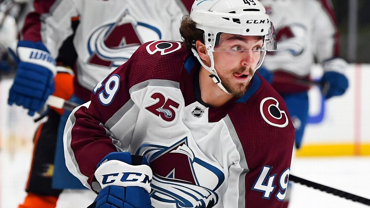 Avs' Girard can practice in step toward return