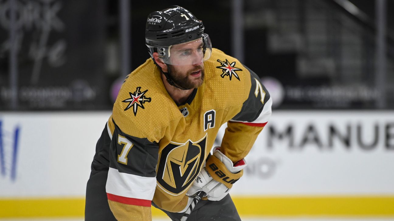 Vegas Golden Knights defender Alex Pietrangelo is “out for the foreseeable  future” with a (reported) upper-body injury, per head coach Pete…