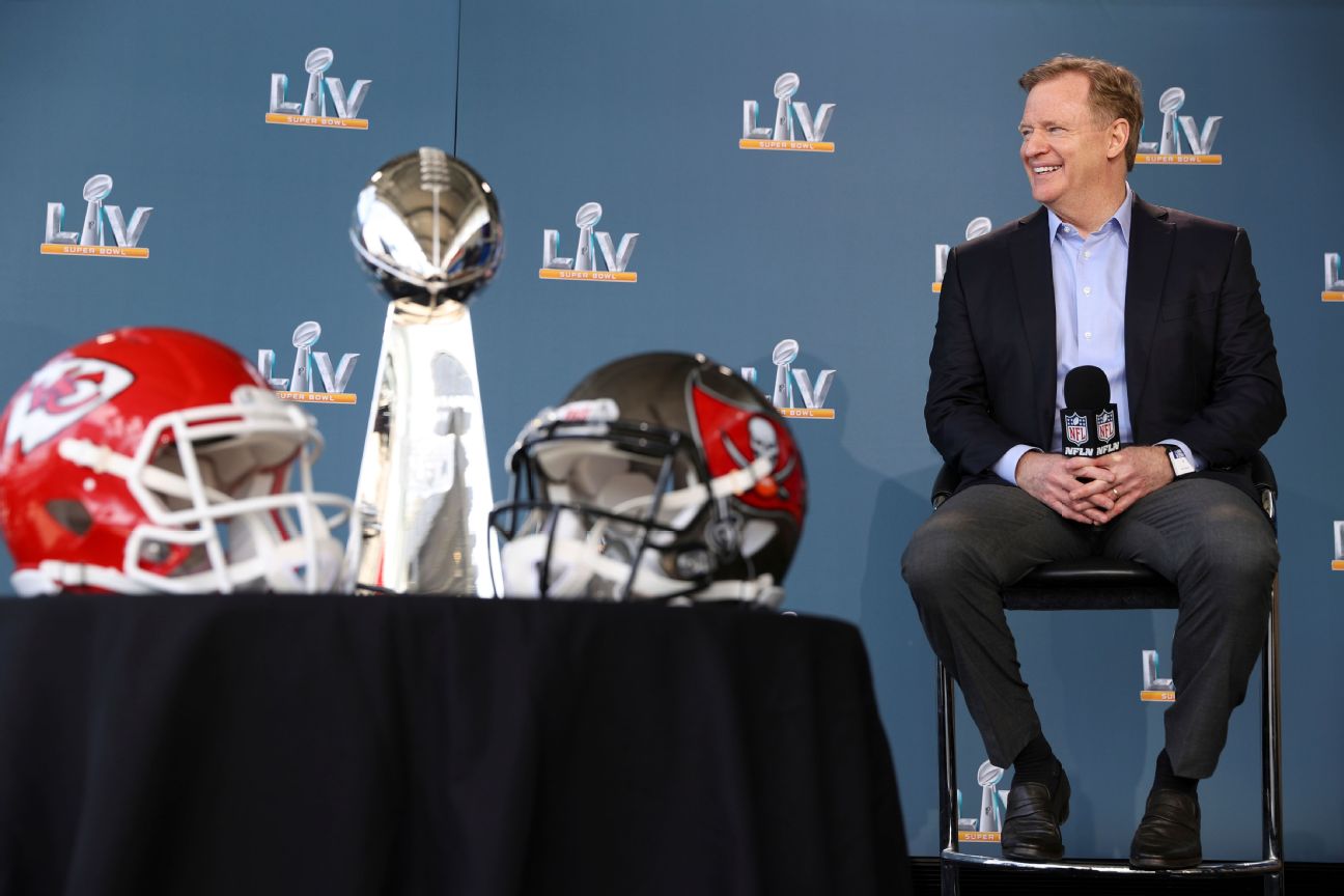 Goodell: NFL not satisfied with minority hirings