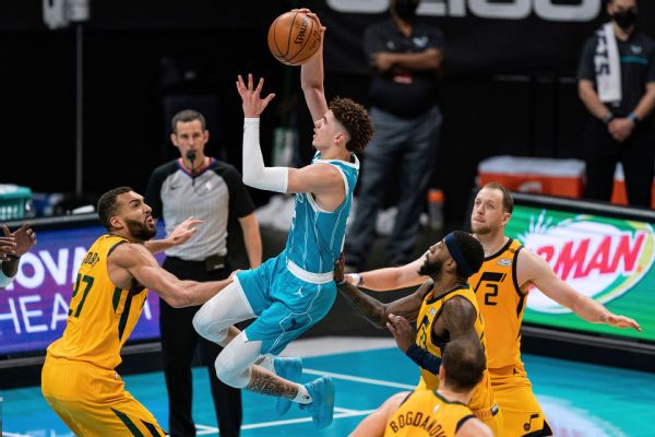LaMelo has career-high 34 points in loss to Jazz