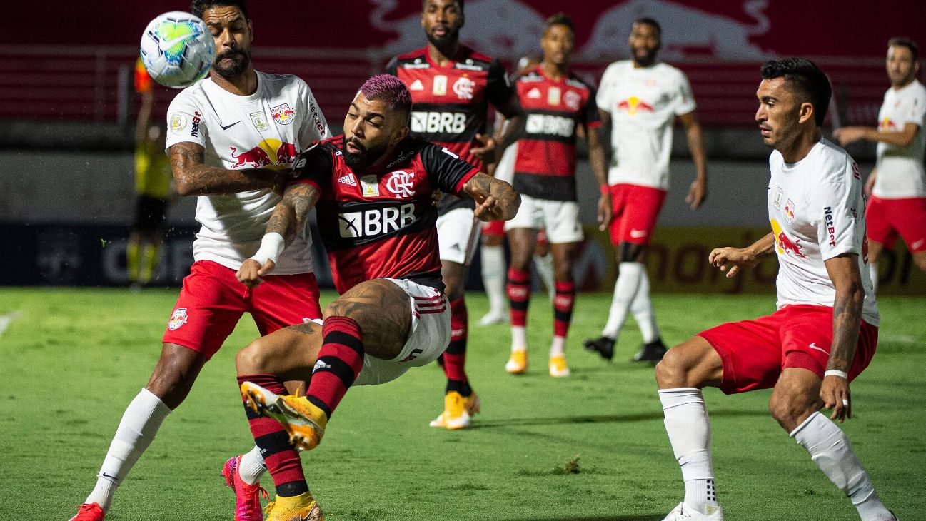 Flamengo só empata com Bragantino e mantém distância para liderança do  Brasileiro - Gazeta Esportiva